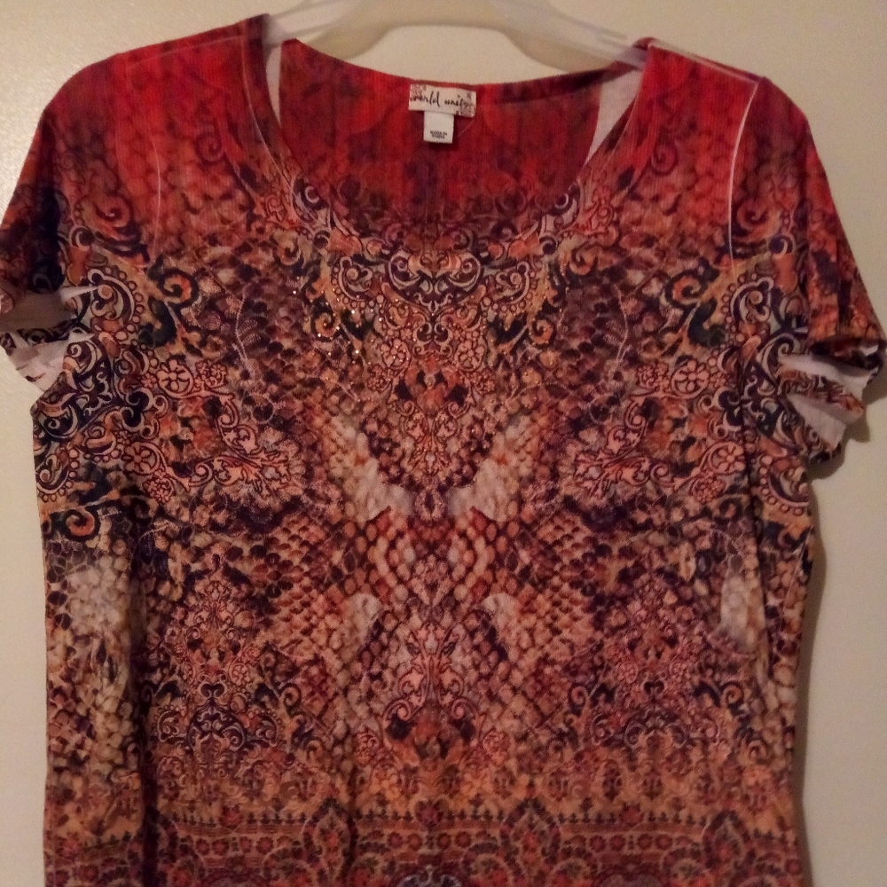 Patterned blouse